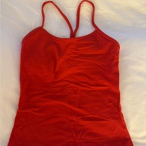 lululemon athletica Red Racerback Tank Top